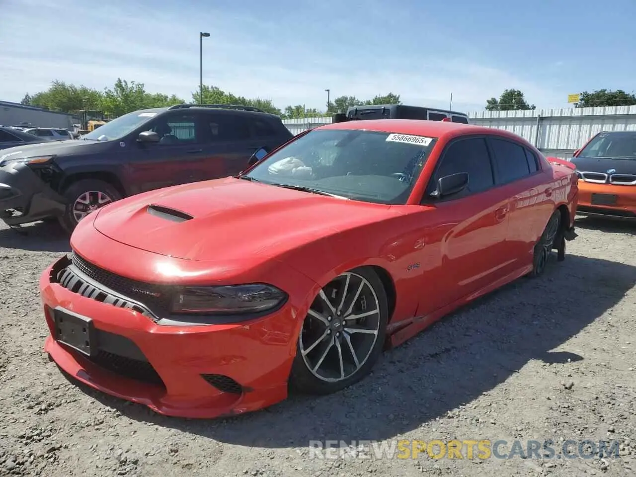 1 Photograph of a damaged car 2C3CDXCT0PH523125 DODGE CHARGER 2023