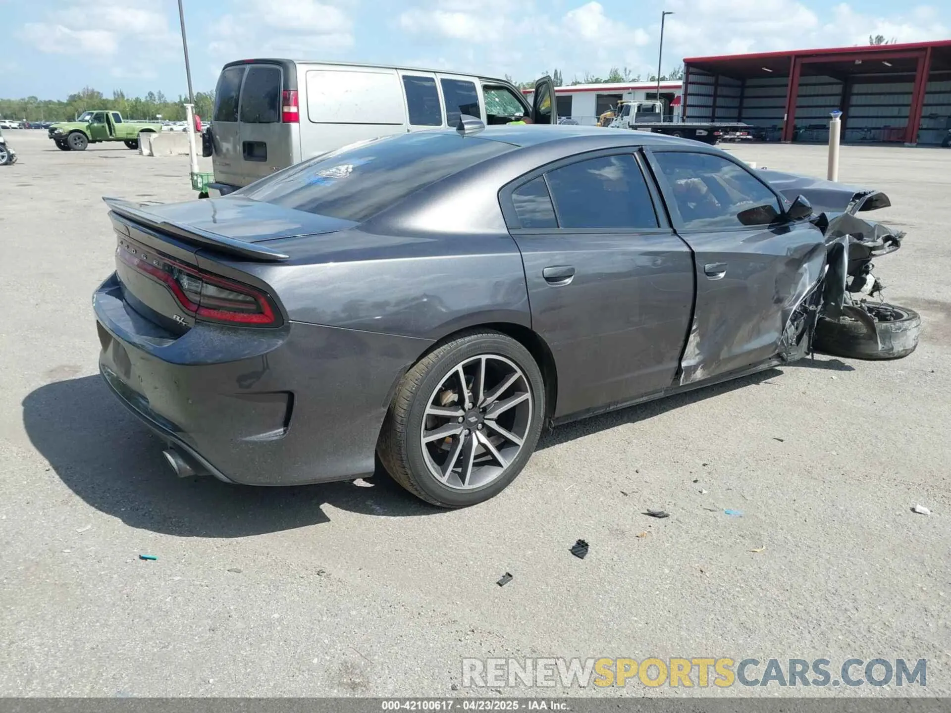 4 Photograph of a damaged car 2C3CDXCT1PH555663 DODGE CHARGER 2023