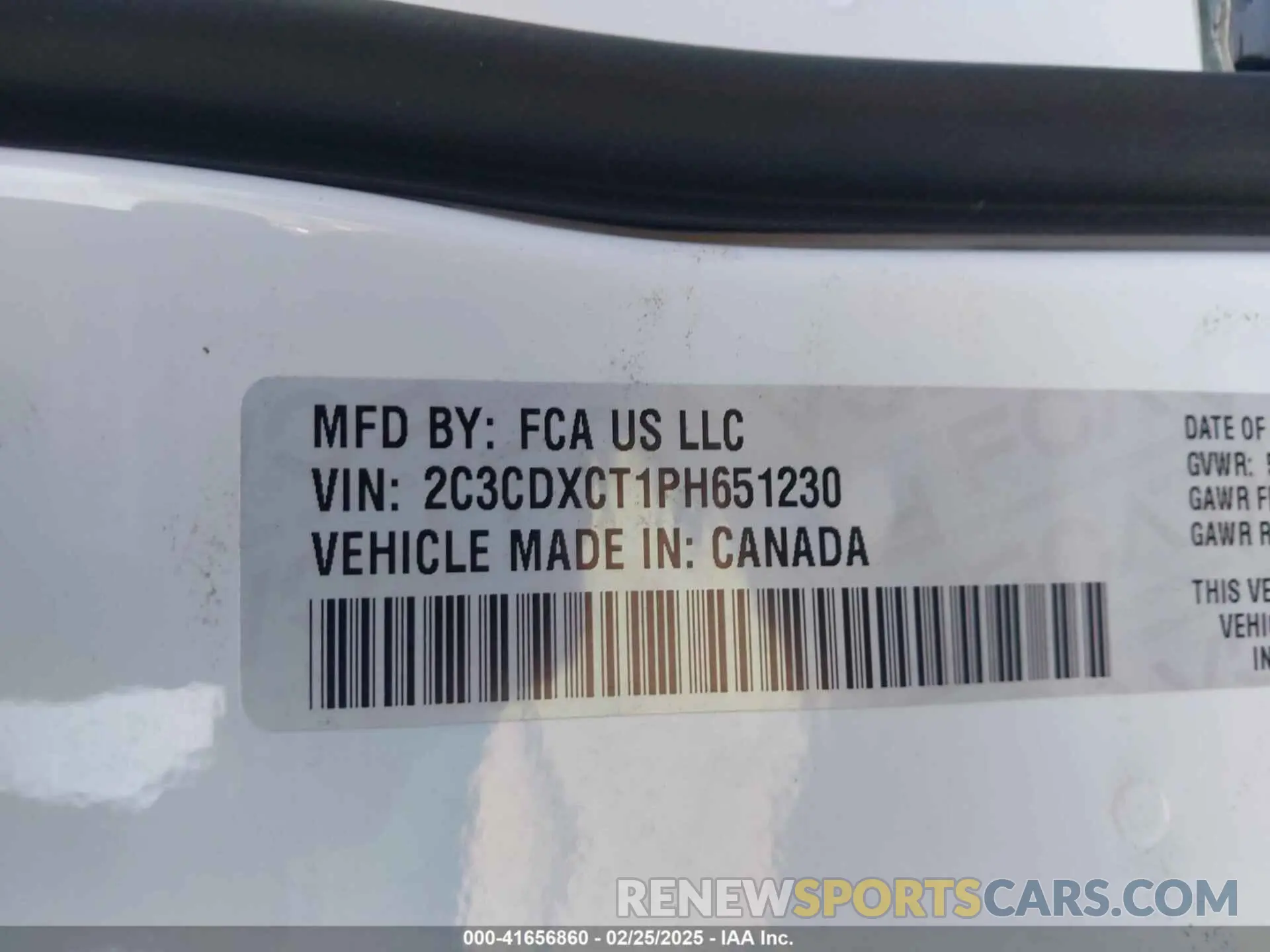 9 Photograph of a damaged car 2C3CDXCT1PH651230 DODGE CHARGER 2023