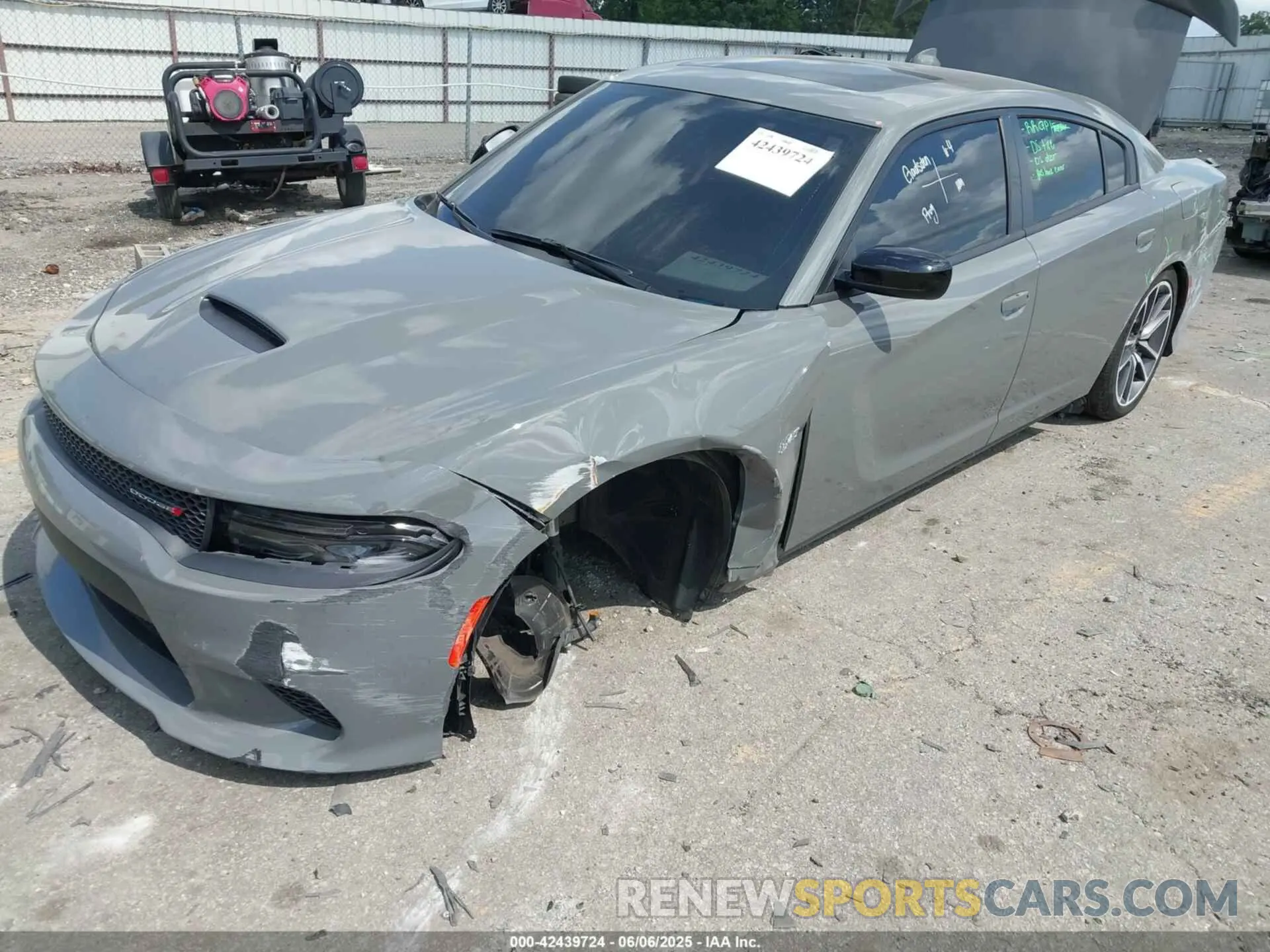 2 Photograph of a damaged car 2C3CDXCT1PH700927 DODGE CHARGER 2023