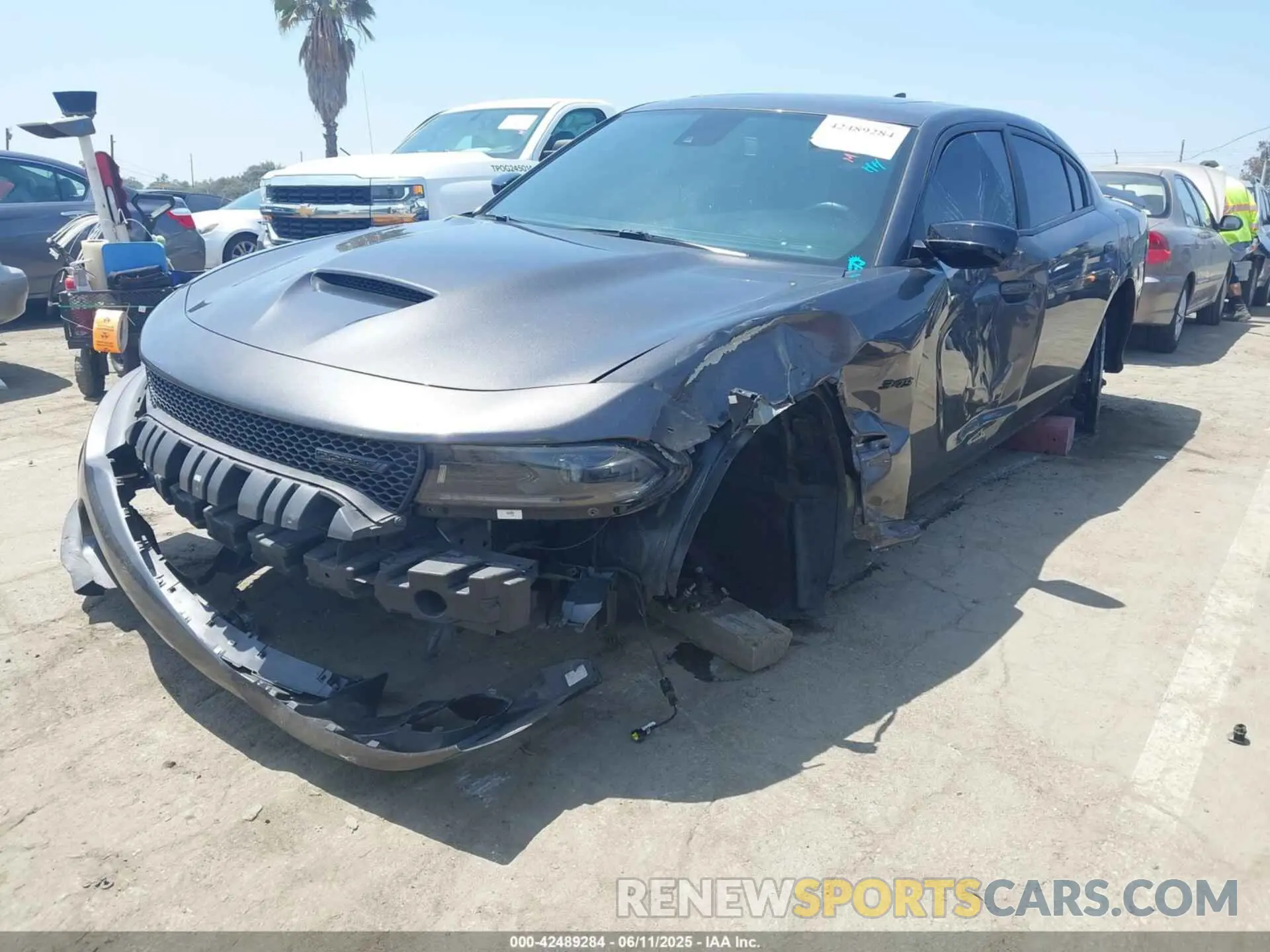 2 Photograph of a damaged car 2C3CDXCT2PH523157 DODGE CHARGER 2023