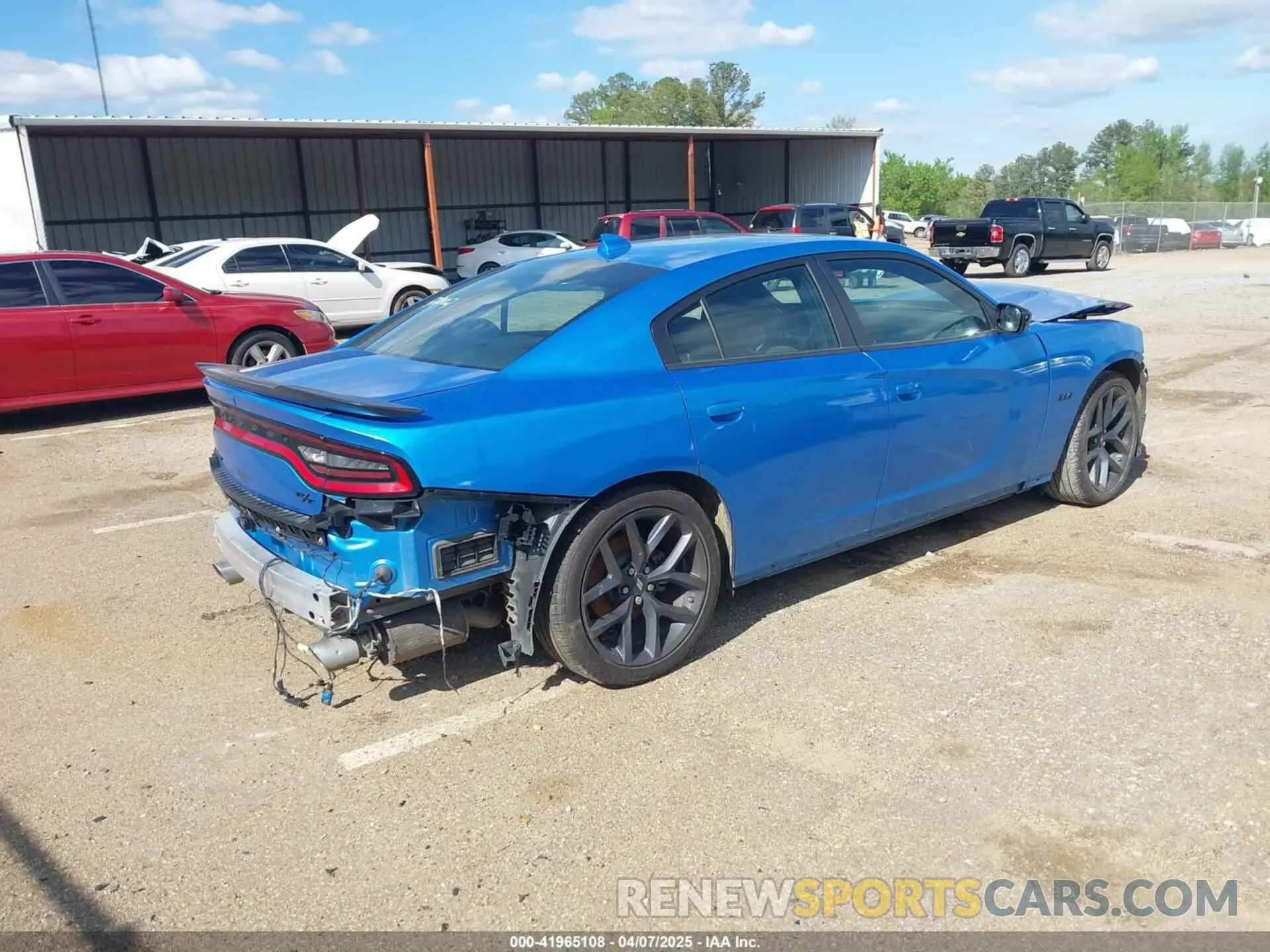 4 Photograph of a damaged car 2C3CDXCT2PH572102 DODGE CHARGER 2023