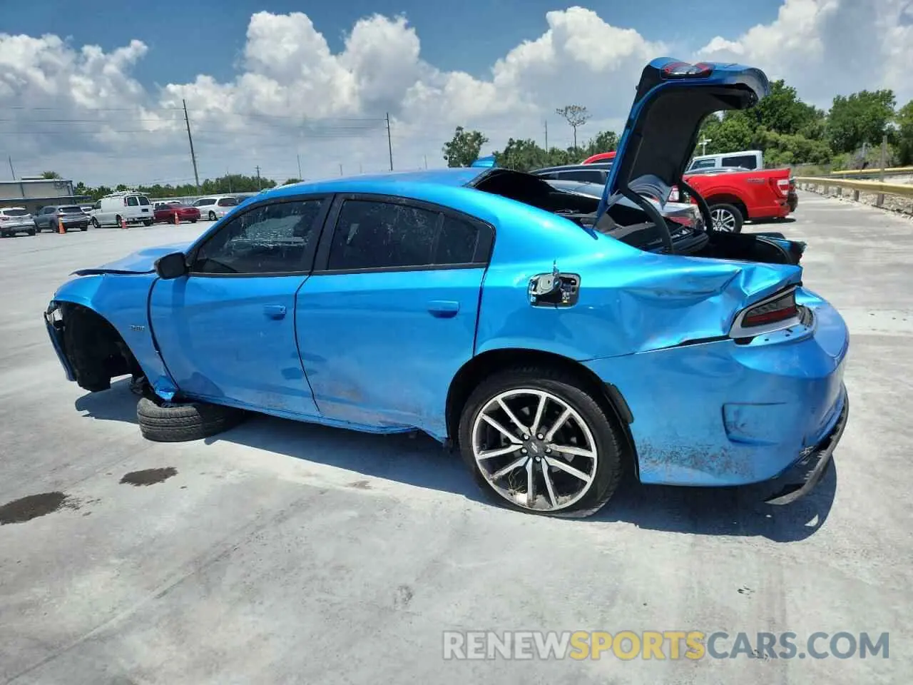 2 Photograph of a damaged car 2C3CDXCT2PH603607 DODGE CHARGER 2023