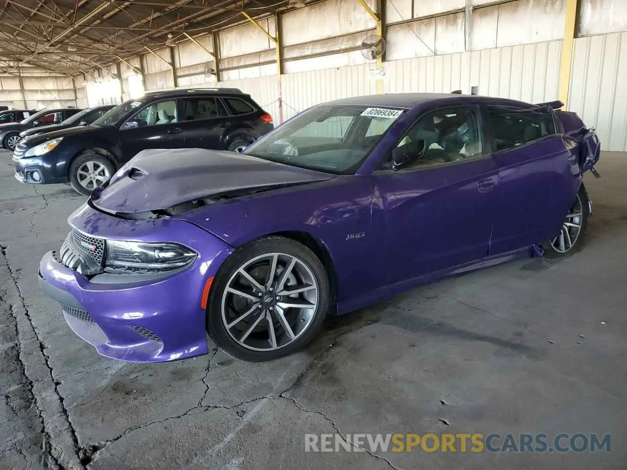 1 Photograph of a damaged car 2C3CDXCT3PH604474 DODGE CHARGER 2023
