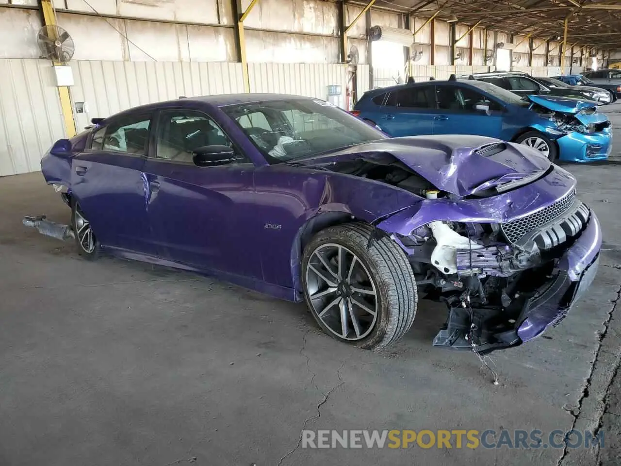 4 Photograph of a damaged car 2C3CDXCT3PH604474 DODGE CHARGER 2023