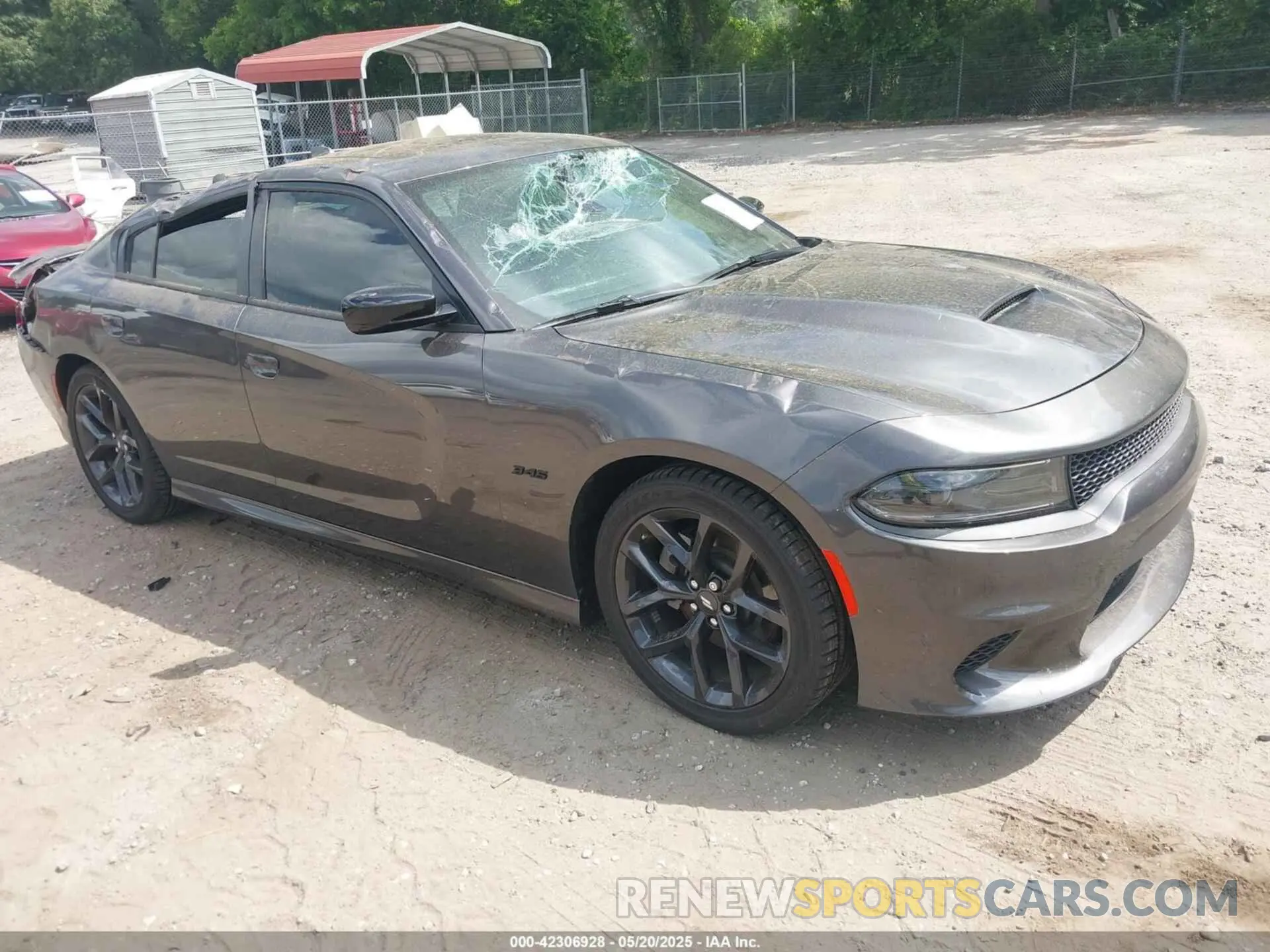 1 Photograph of a damaged car 2C3CDXCT3PH612929 DODGE CHARGER 2023