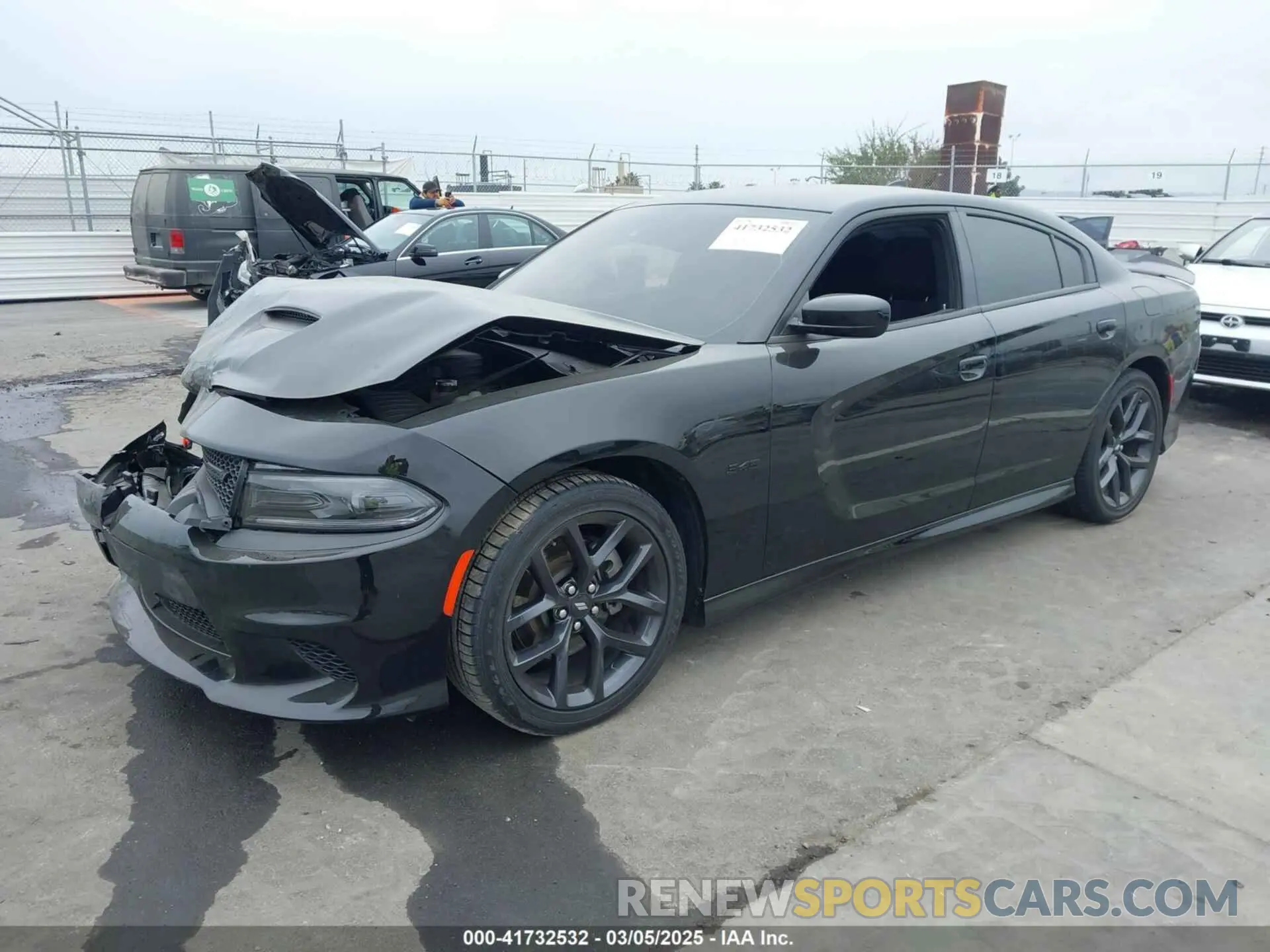 2 Photograph of a damaged car 2C3CDXCT3PH687565 DODGE CHARGER 2023