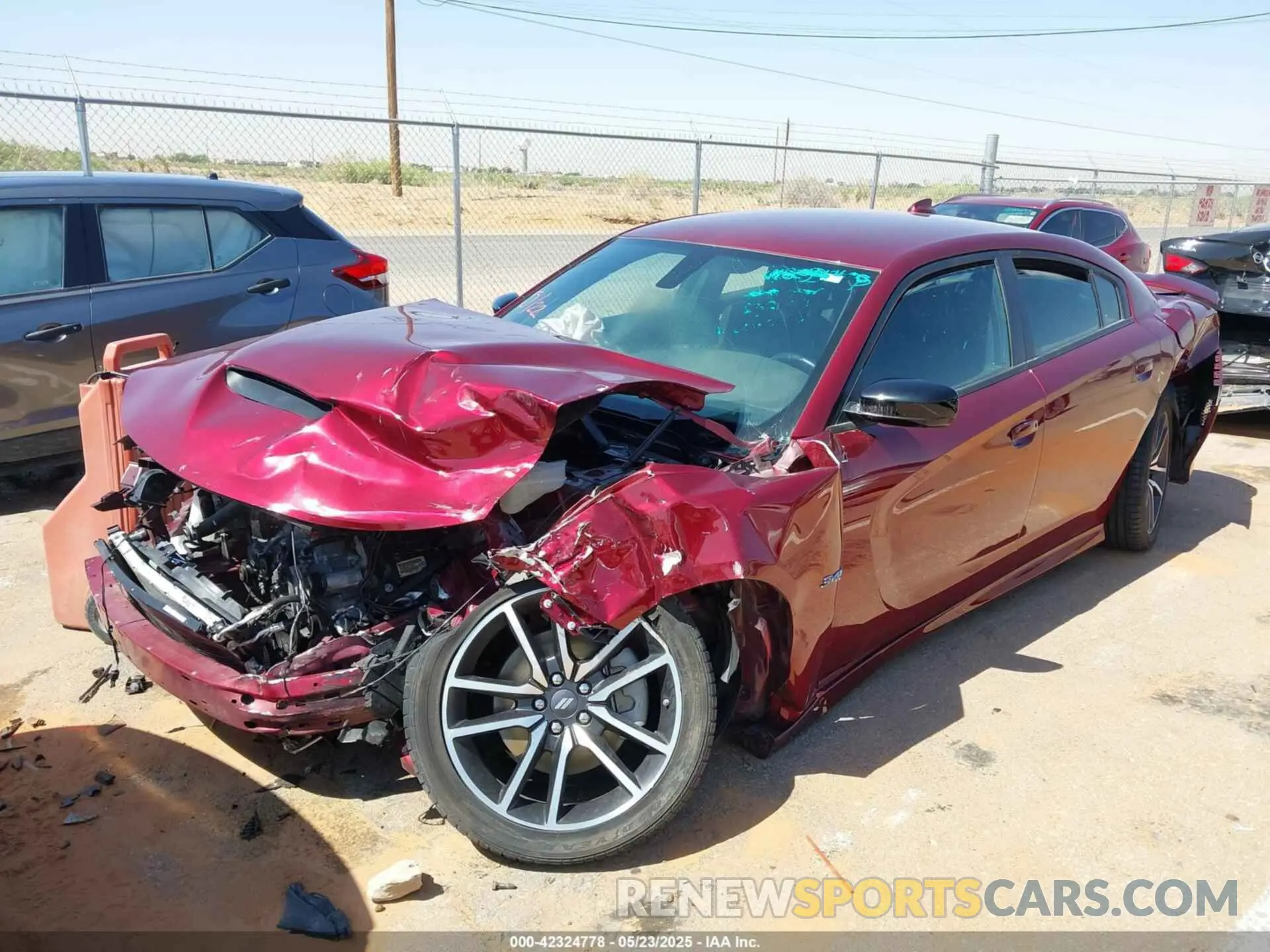 6 Photograph of a damaged car 2C3CDXCT3PH699375 DODGE CHARGER 2023