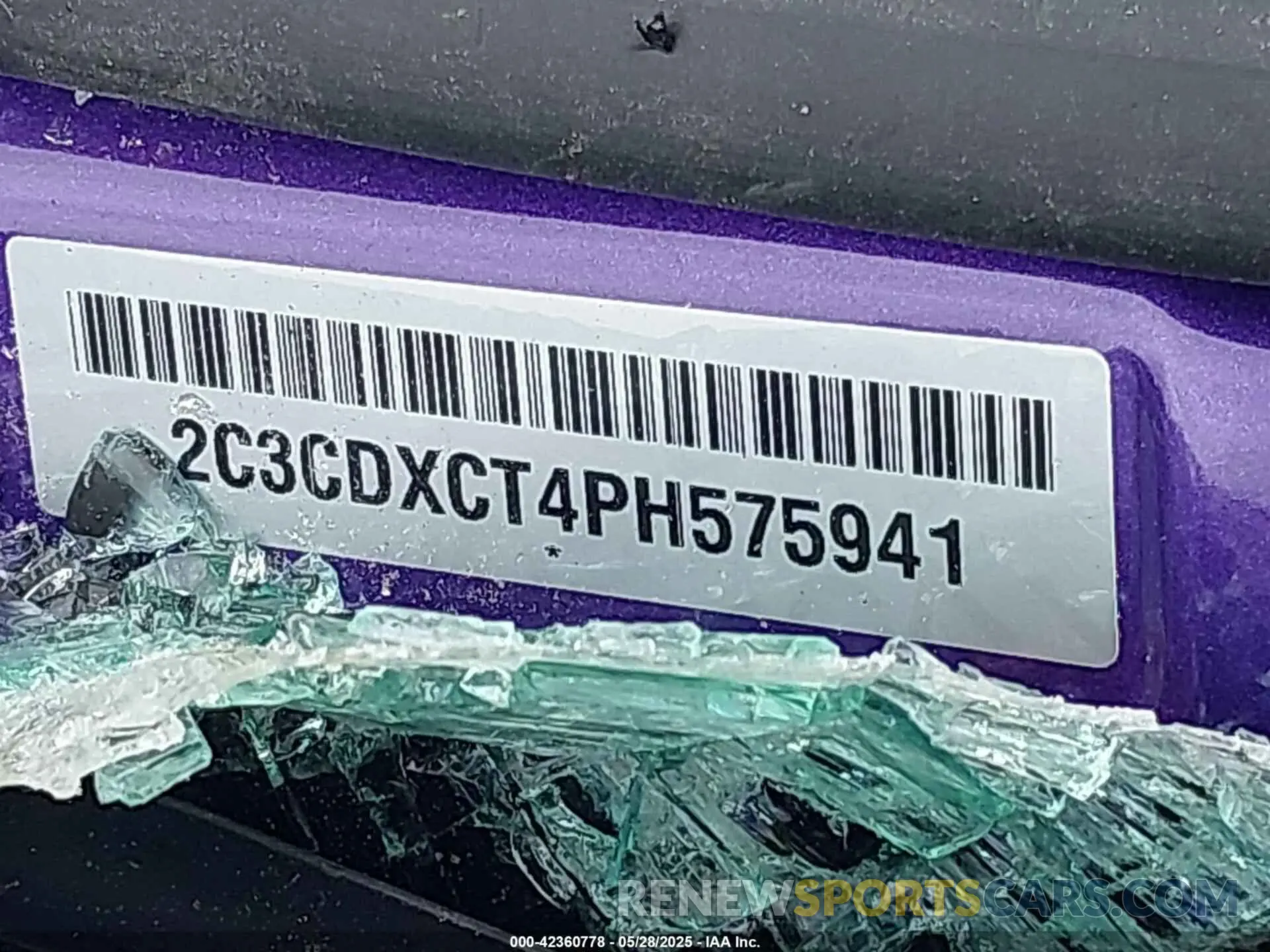 9 Photograph of a damaged car 2C3CDXCT4PH575941 DODGE CHARGER 2023