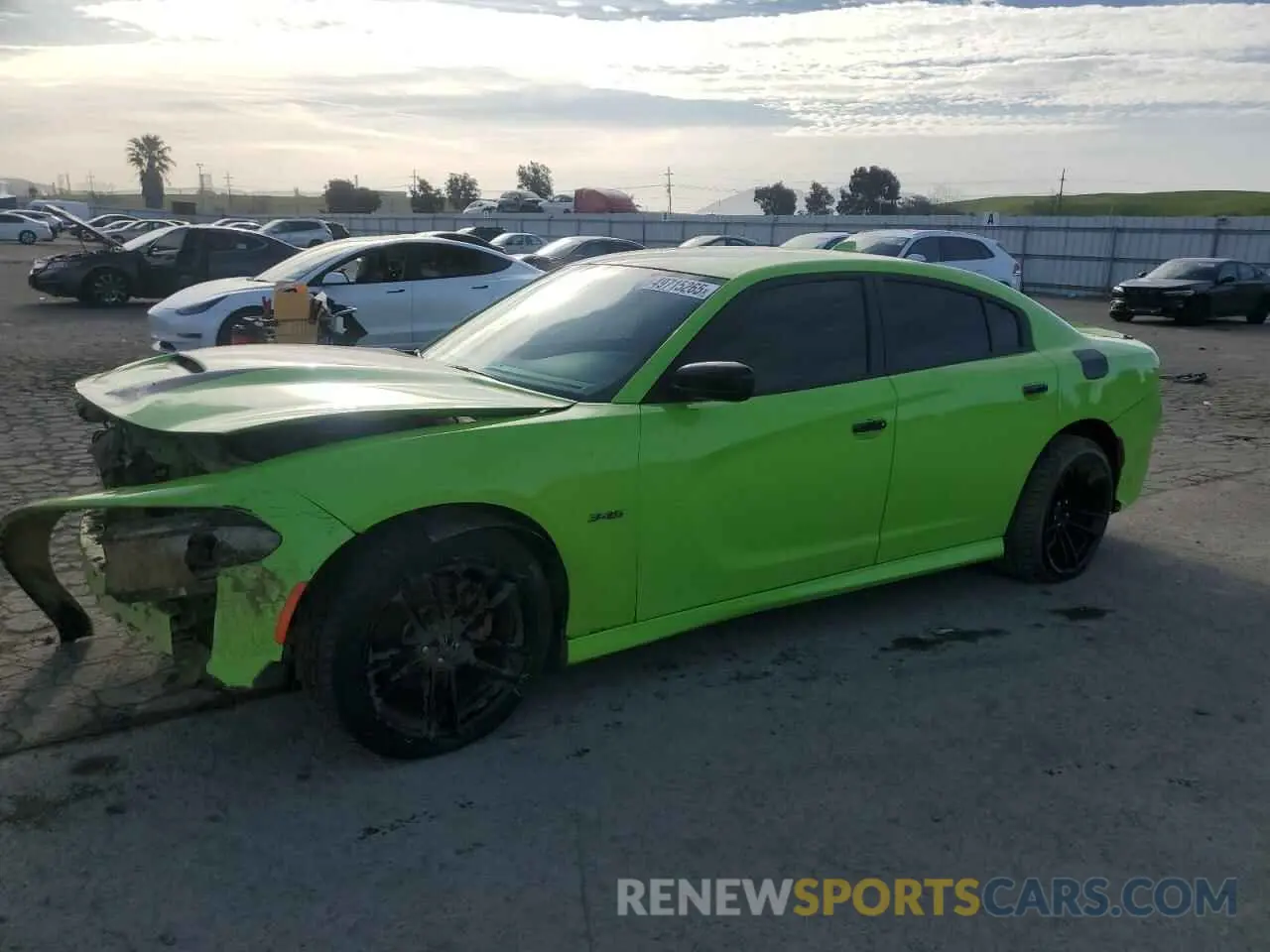 1 Photograph of a damaged car 2C3CDXCT4PH599124 DODGE CHARGER 2023