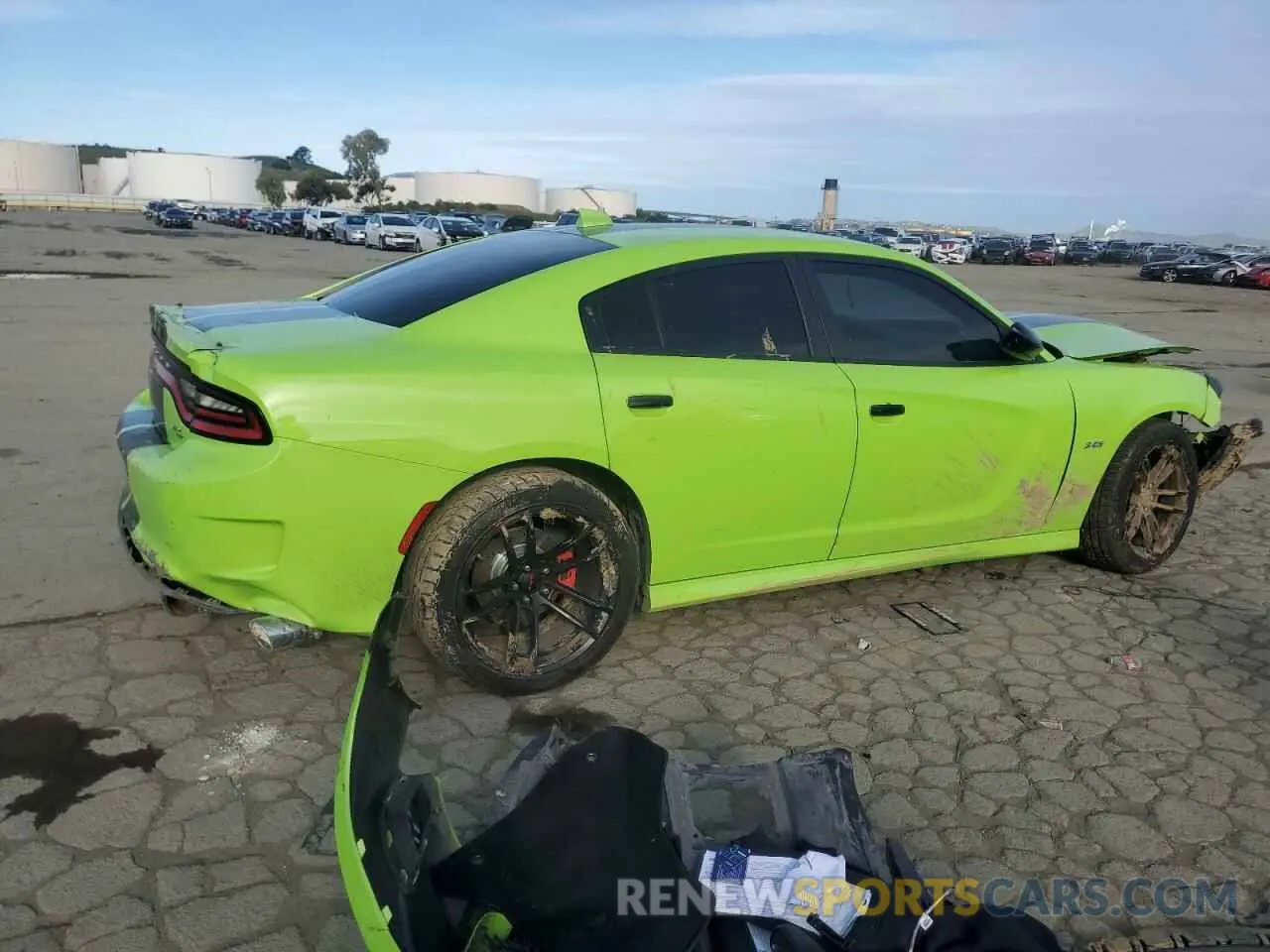 3 Photograph of a damaged car 2C3CDXCT4PH599124 DODGE CHARGER 2023