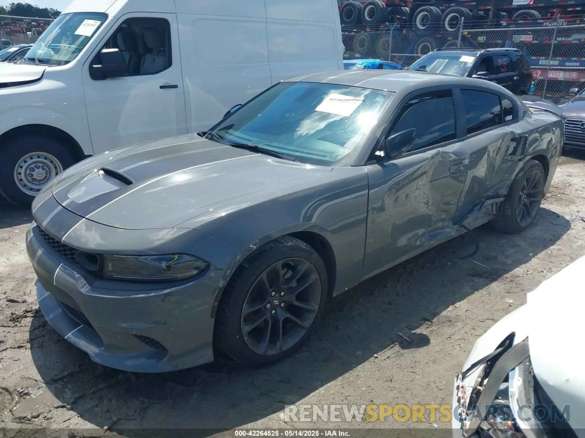 2 Photograph of a damaged car 2C3CDXCT4PH631599 DODGE CHARGER 2023