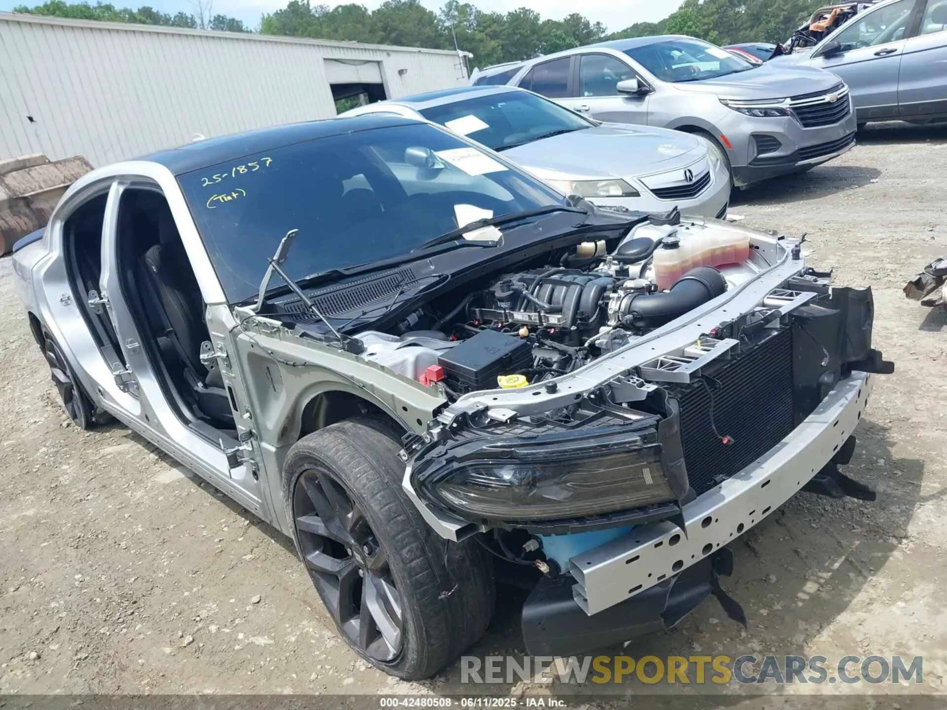 1 Photograph of a damaged car 2C3CDXCT5PH536145 DODGE CHARGER 2023