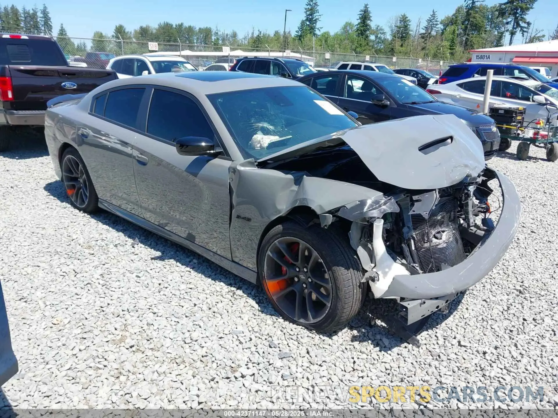 1 Photograph of a damaged car 2C3CDXCT5PH568707 DODGE CHARGER 2023