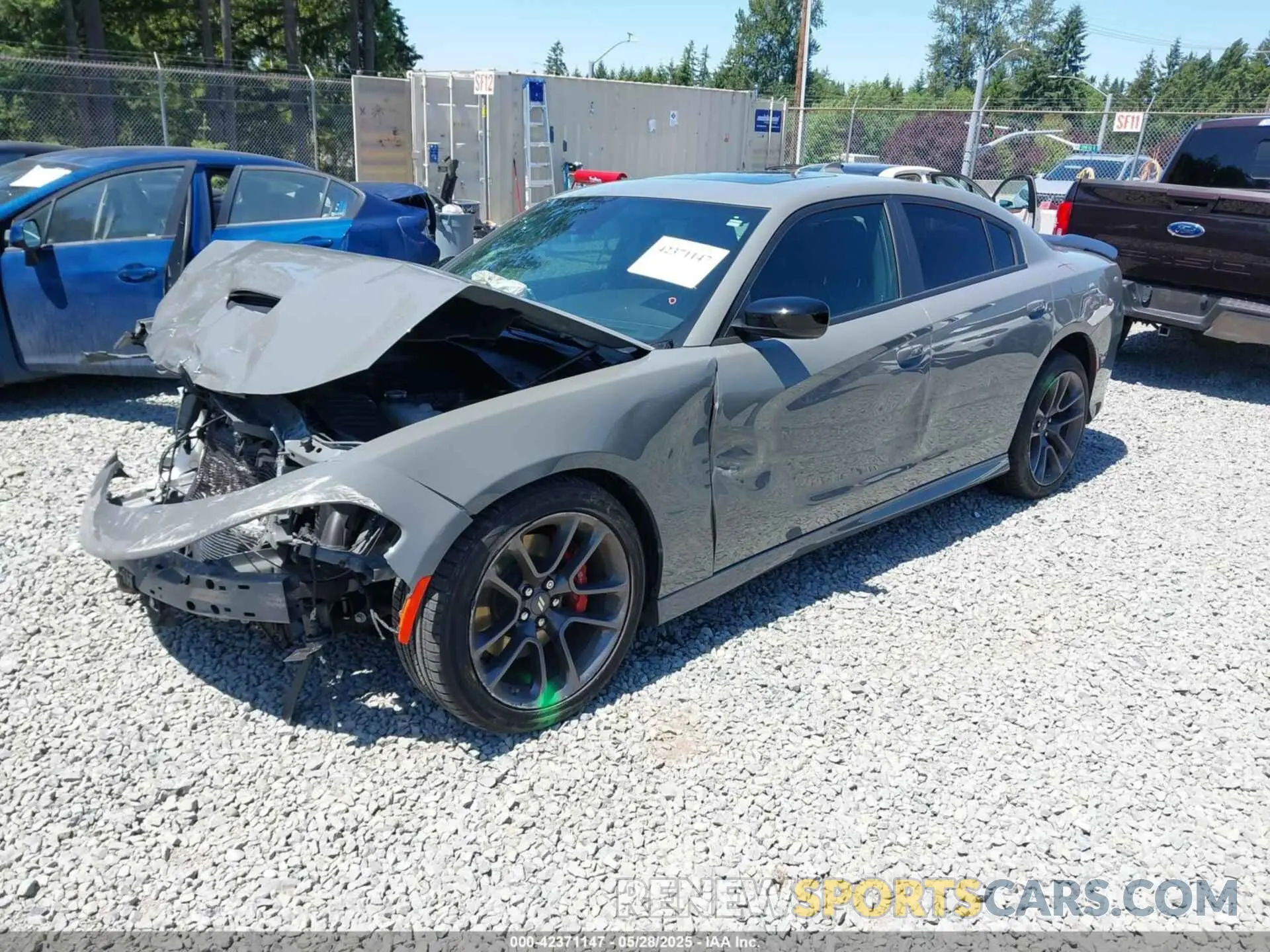 2 Photograph of a damaged car 2C3CDXCT5PH568707 DODGE CHARGER 2023