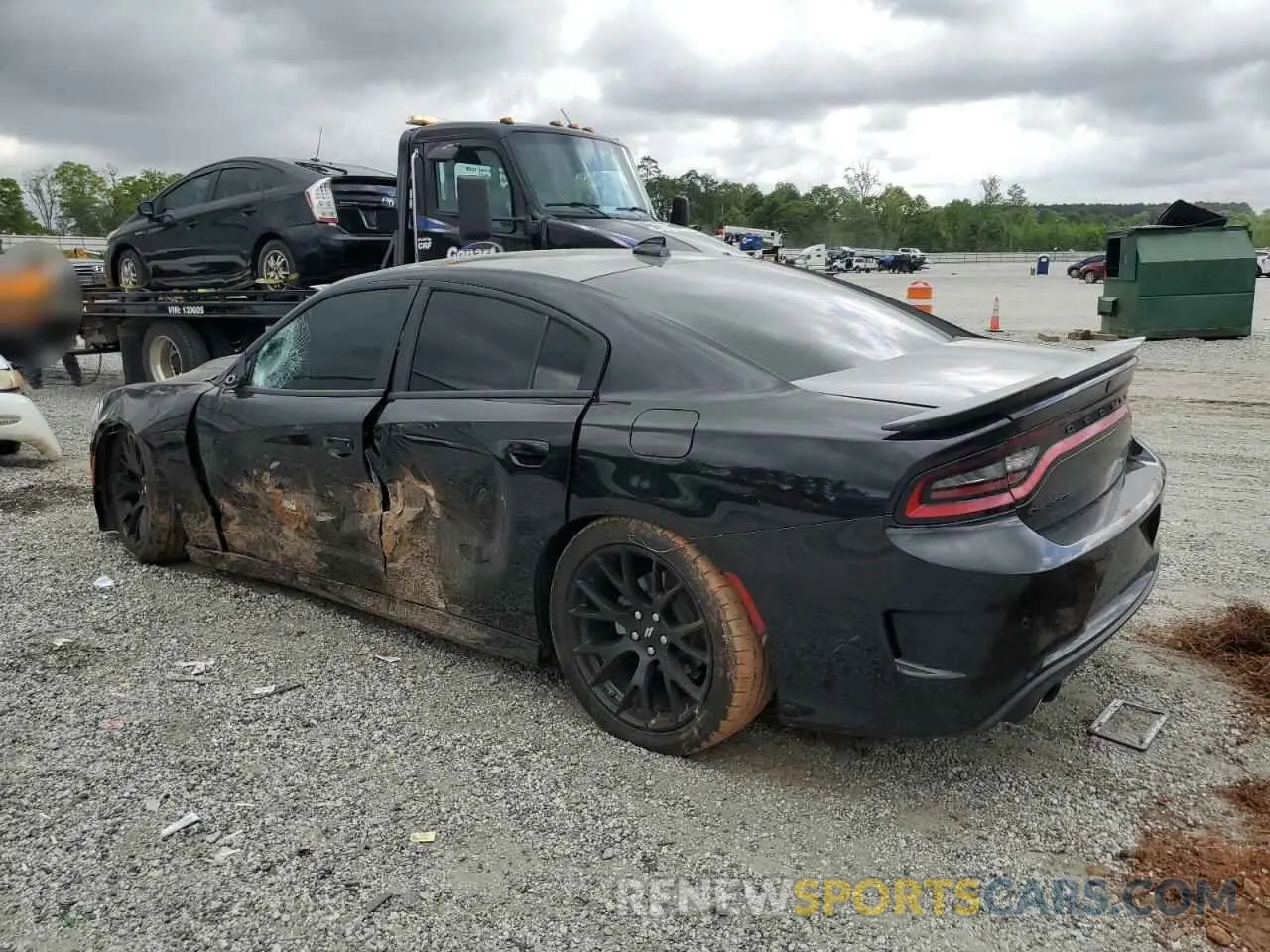 2 Photograph of a damaged car 2C3CDXCT5PH687521 DODGE CHARGER 2023