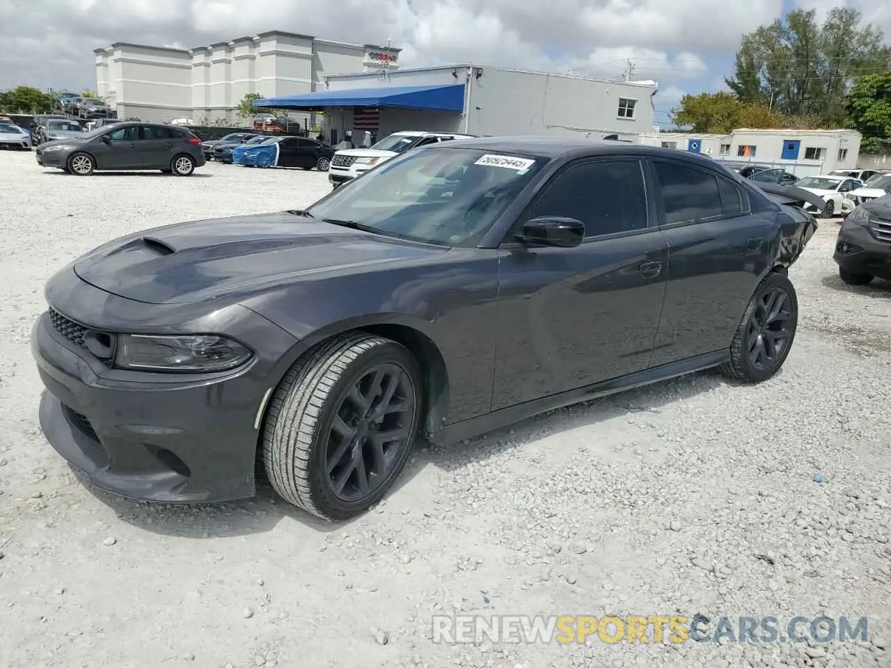 1 Photograph of a damaged car 2C3CDXCT6PH589386 DODGE CHARGER 2023