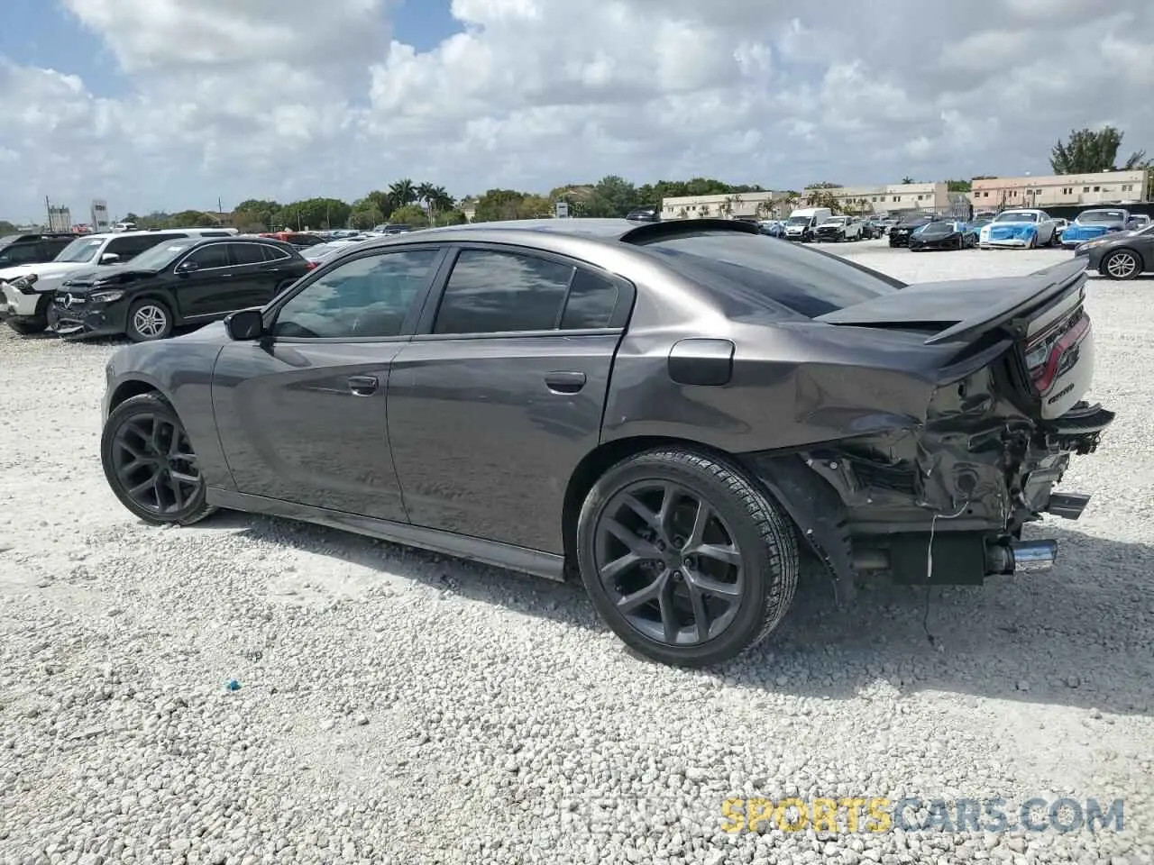 2 Photograph of a damaged car 2C3CDXCT6PH589386 DODGE CHARGER 2023