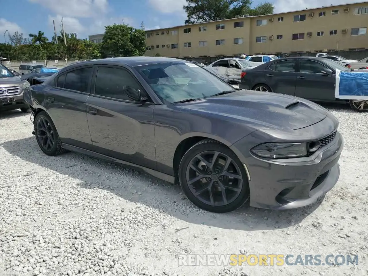 4 Photograph of a damaged car 2C3CDXCT6PH589386 DODGE CHARGER 2023
