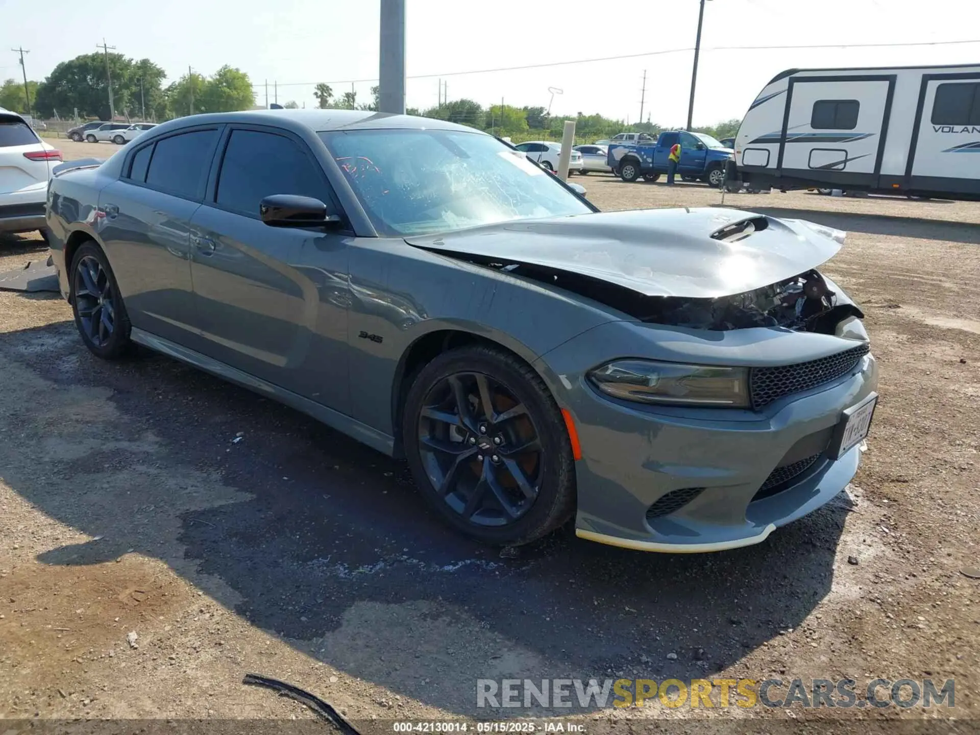 1 Photograph of a damaged car 2C3CDXCT7PH684944 DODGE CHARGER 2023