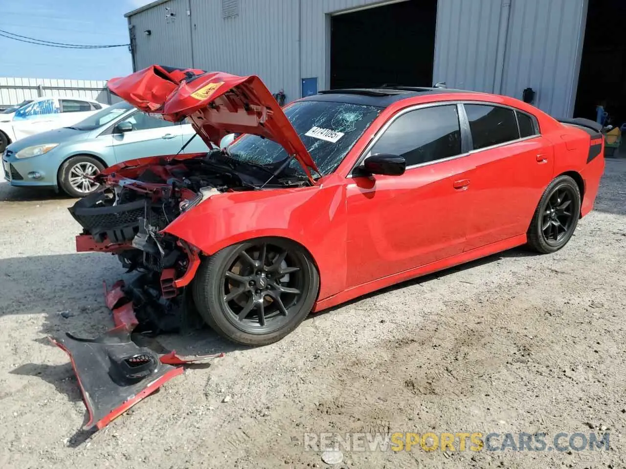 1 Photograph of a damaged car 2C3CDXCT8PH520201 DODGE CHARGER 2023