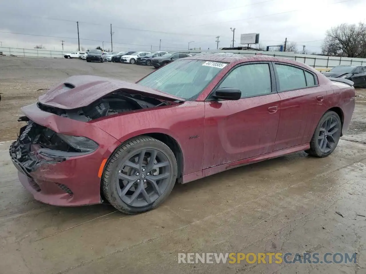 1 Photograph of a damaged car 2C3CDXCT8PH655985 DODGE CHARGER 2023