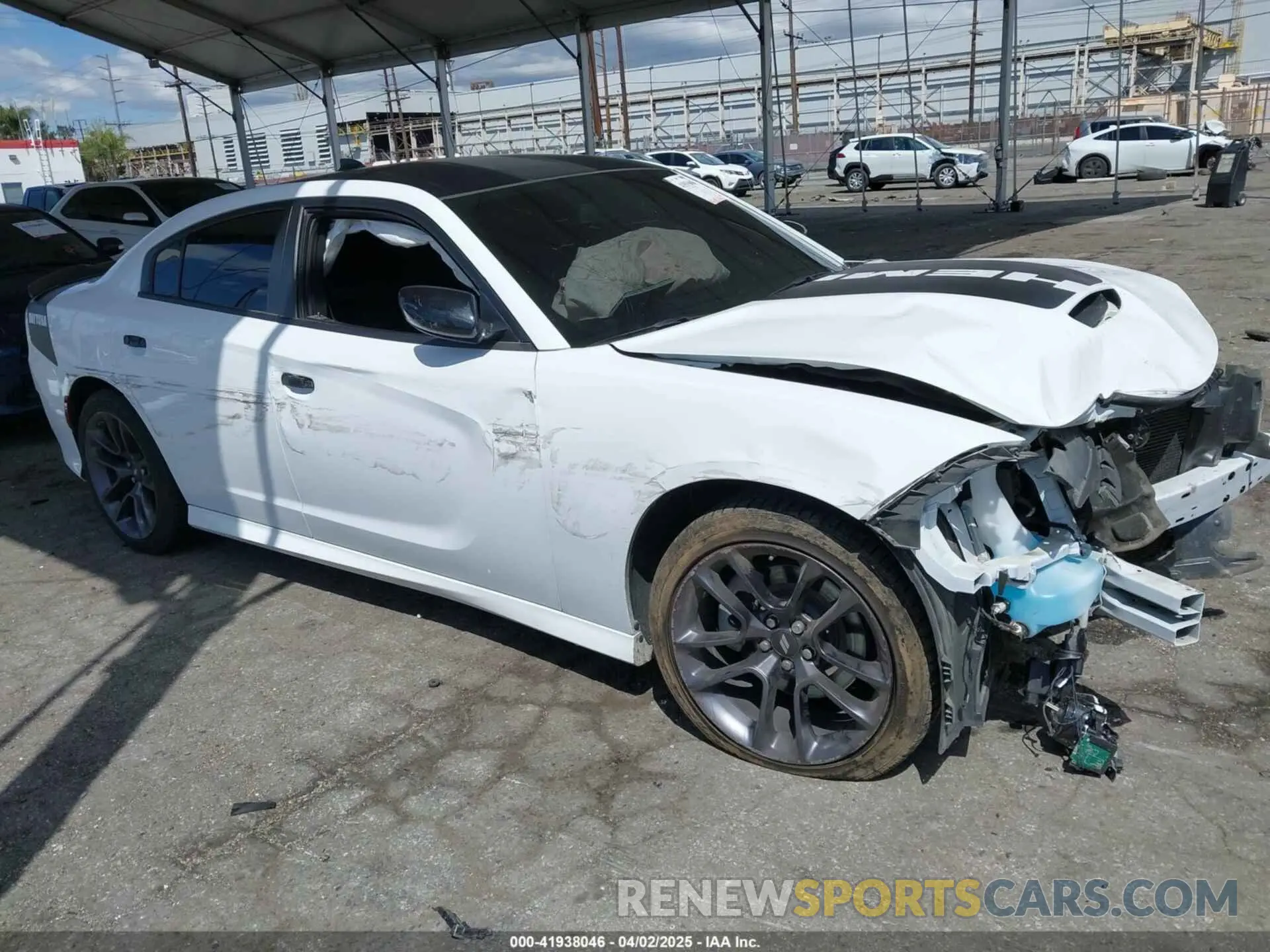 1 Photograph of a damaged car 2C3CDXCT8PH698142 DODGE CHARGER 2023