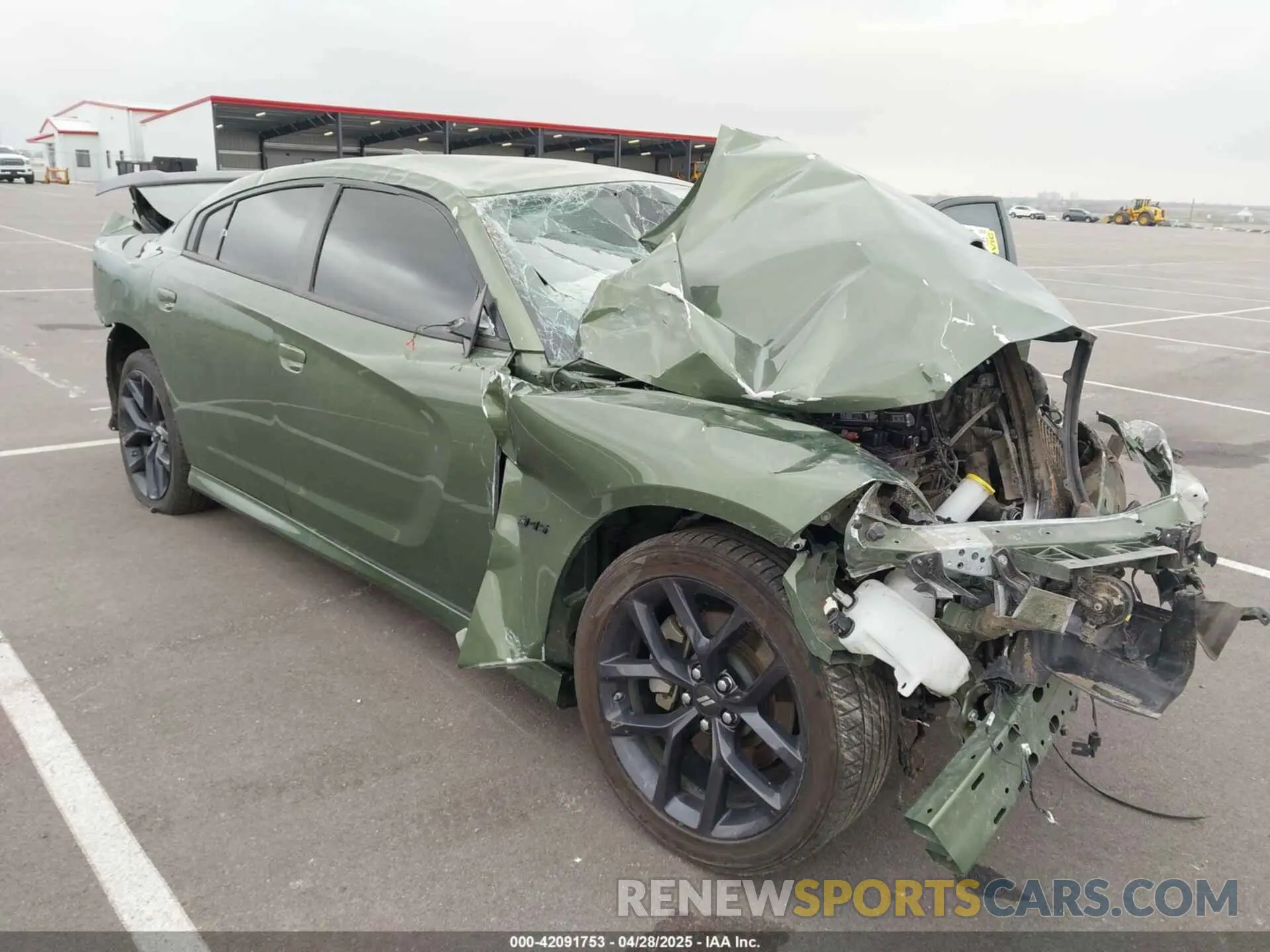 1 Photograph of a damaged car 2C3CDXCT9PH685187 DODGE CHARGER 2023