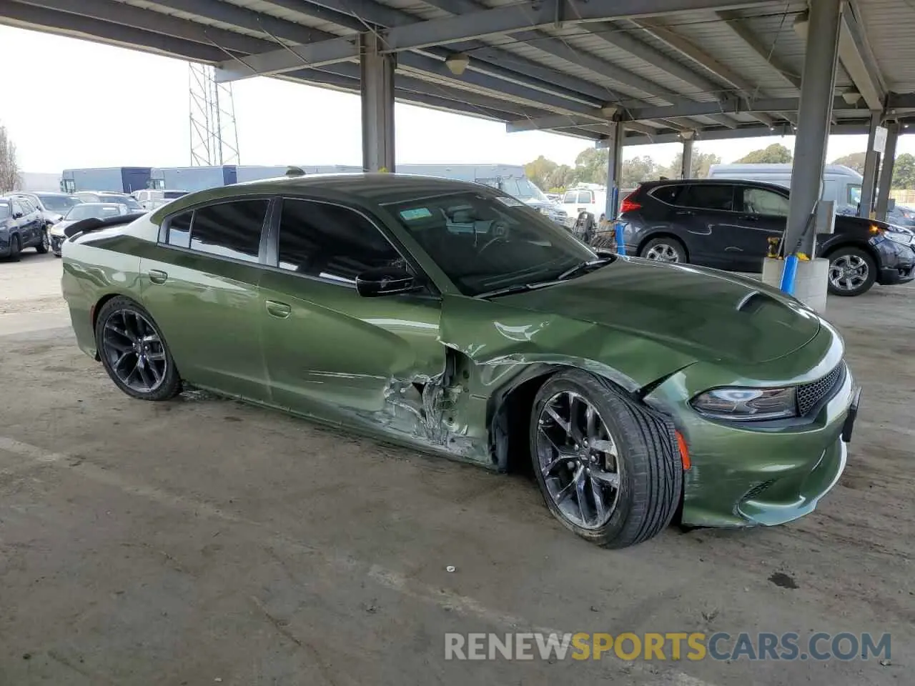 4 Photograph of a damaged car 2C3CDXCTXPH689863 DODGE CHARGER 2023