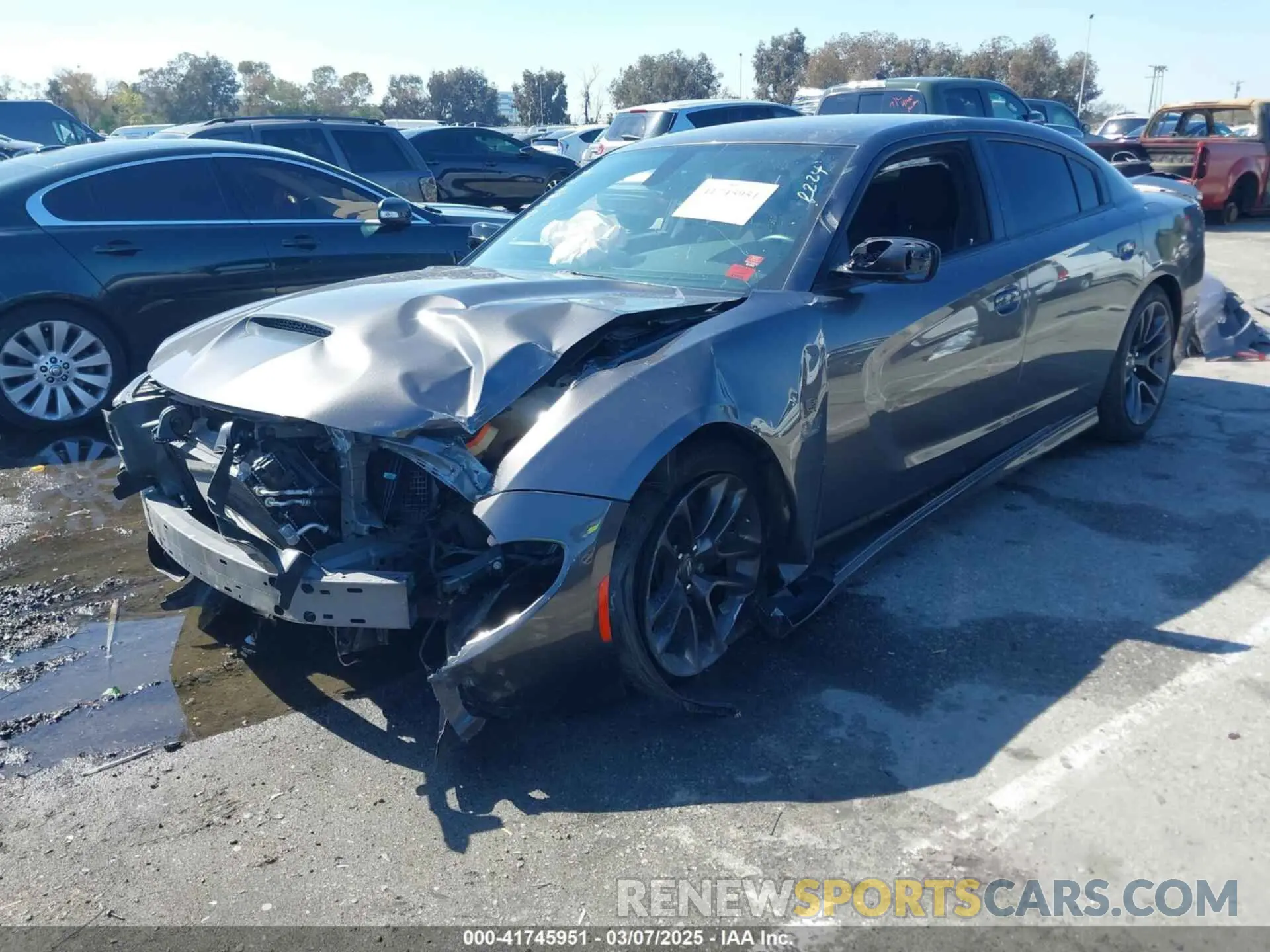 2 Photograph of a damaged car 2C3CDXGJ0PH555775 DODGE CHARGER 2023