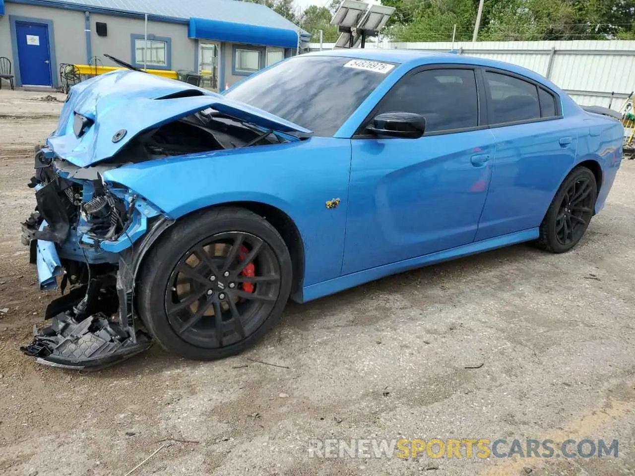 1 Photograph of a damaged car 2C3CDXGJ0PH568557 DODGE CHARGER 2023