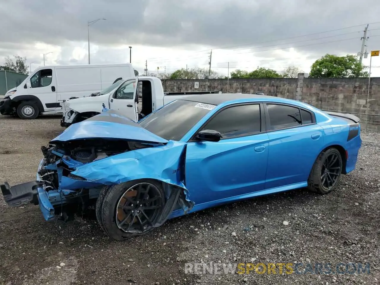 1 Photograph of a damaged car 2C3CDXGJ0PH583754 DODGE CHARGER 2023
