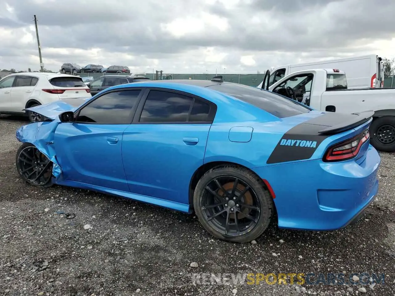 2 Photograph of a damaged car 2C3CDXGJ0PH583754 DODGE CHARGER 2023
