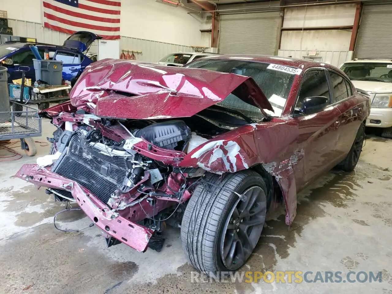 1 Photograph of a damaged car 2C3CDXGJ0PH673504 DODGE CHARGER 2023