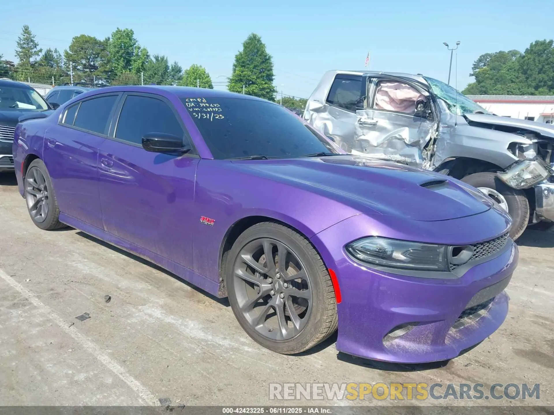1 Photograph of a damaged car 2C3CDXGJ0PH689993 DODGE CHARGER 2023