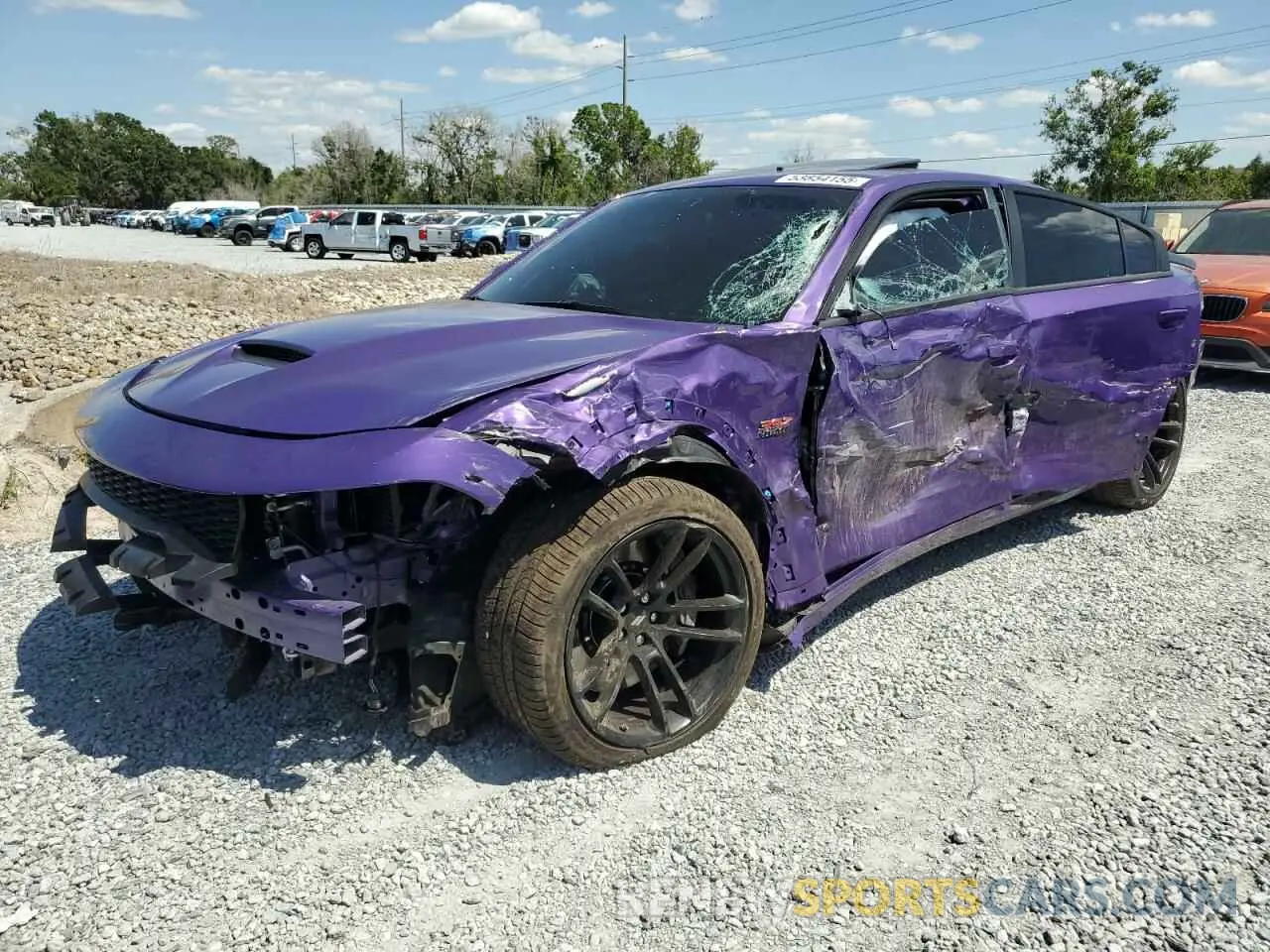 1 Photograph of a damaged car 2C3CDXGJ1PH629253 DODGE CHARGER 2023