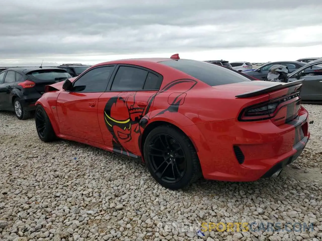 2 Photograph of a damaged car 2C3CDXGJ2PH687128 DODGE CHARGER 2023