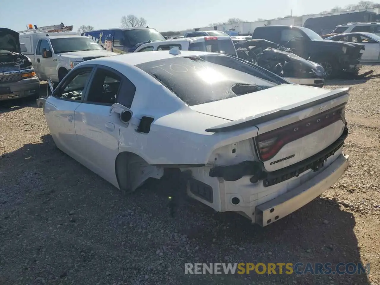 2 Photograph of a damaged car 2C3CDXGJ4PH579948 DODGE CHARGER 2023
