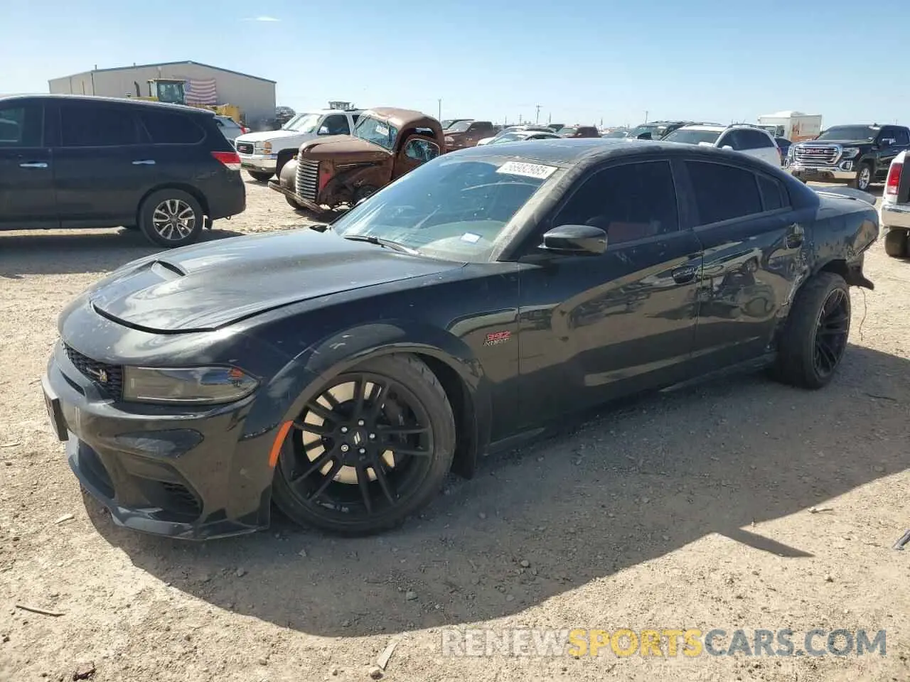 1 Photograph of a damaged car 2C3CDXGJ5PH625173 DODGE CHARGER 2023