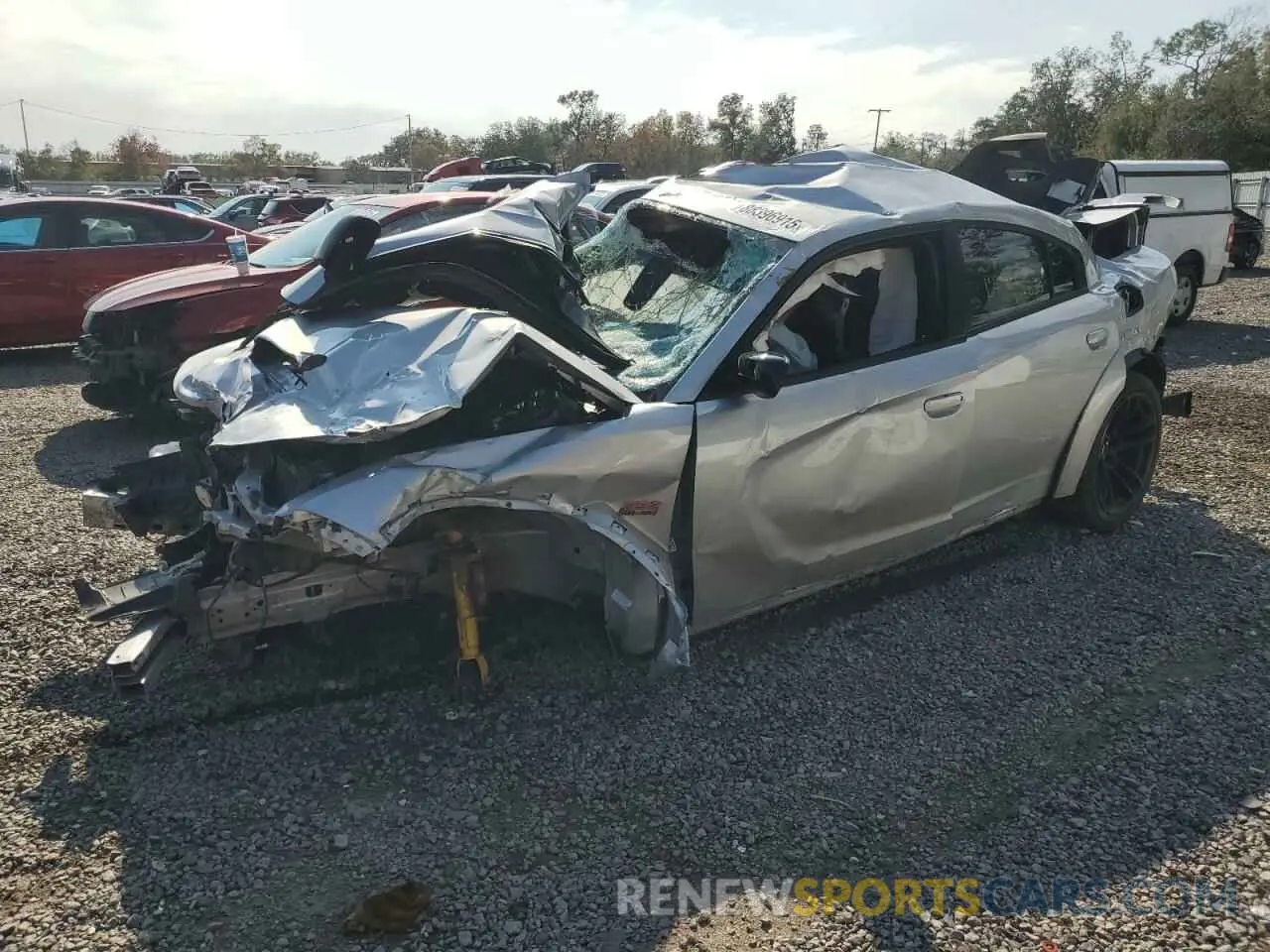 1 Photograph of a damaged car 2C3CDXGJ5PH663440 DODGE CHARGER 2023