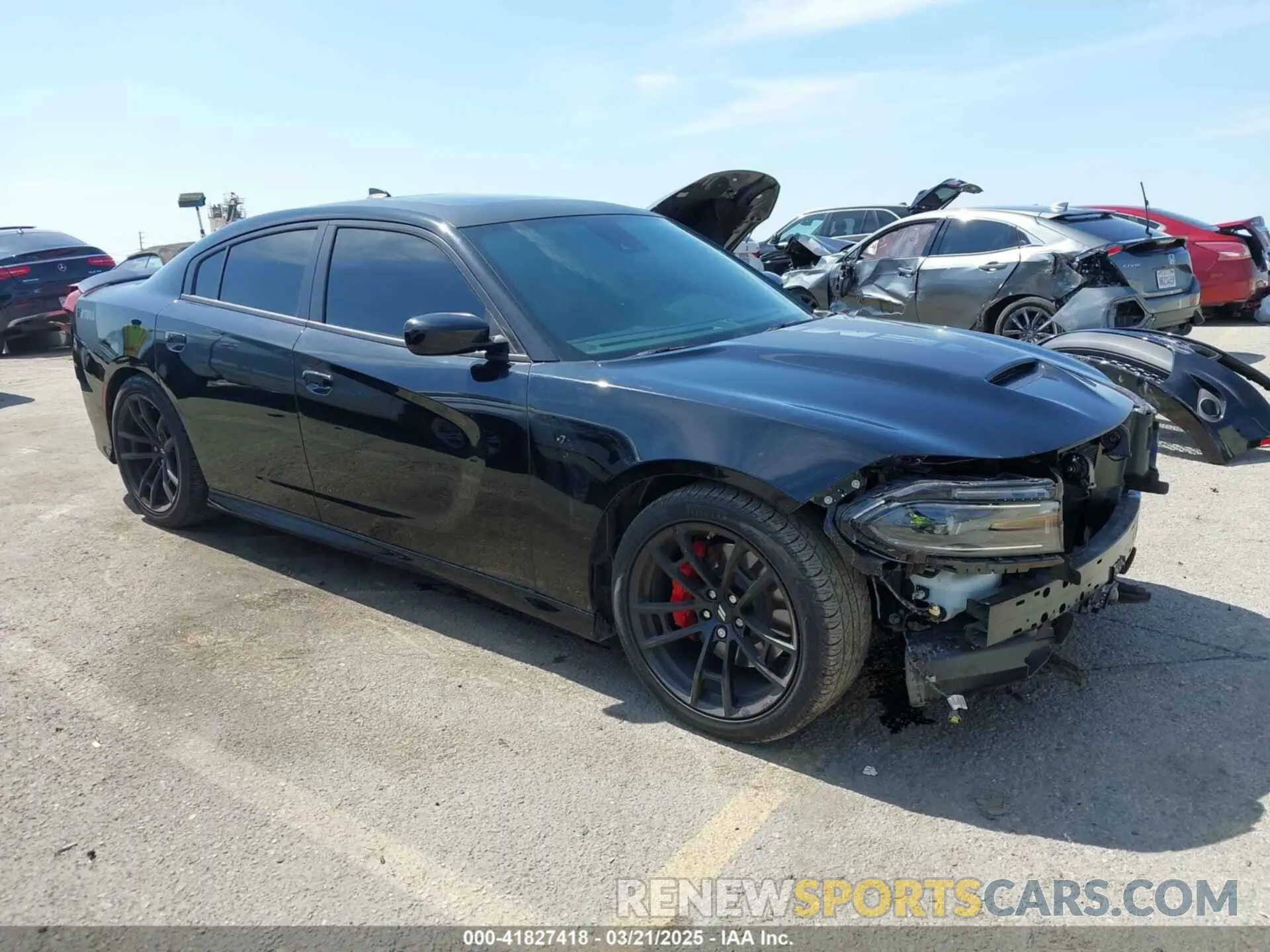 1 Photograph of a damaged car 2C3CDXGJ5PH697779 DODGE CHARGER 2023