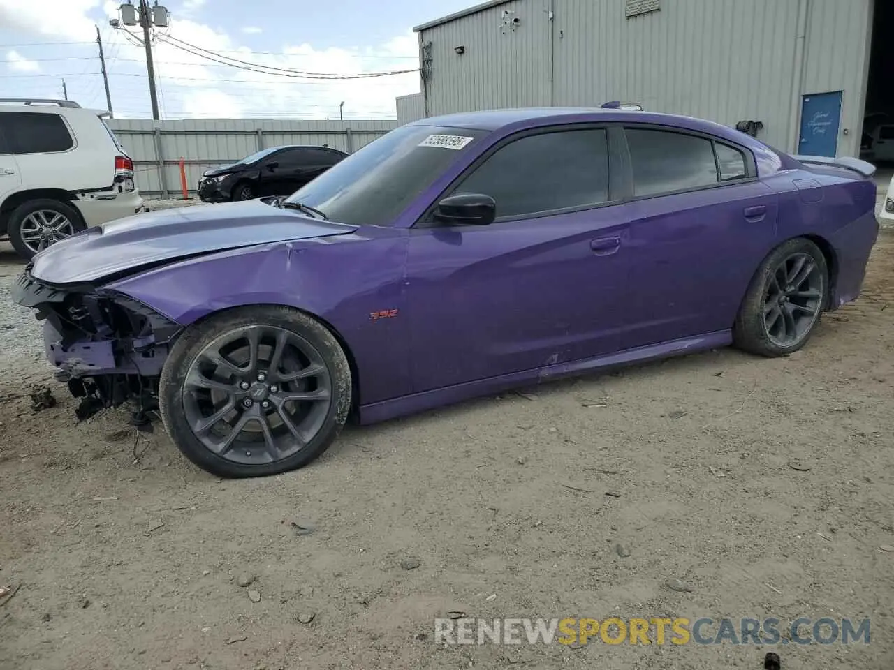 1 Photograph of a damaged car 2C3CDXGJ6PH612349 DODGE CHARGER 2023