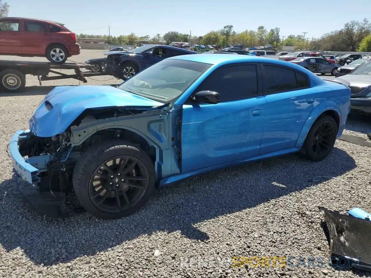 1 Photograph of a damaged car 2C3CDXGJ6PH639972 DODGE CHARGER 2023