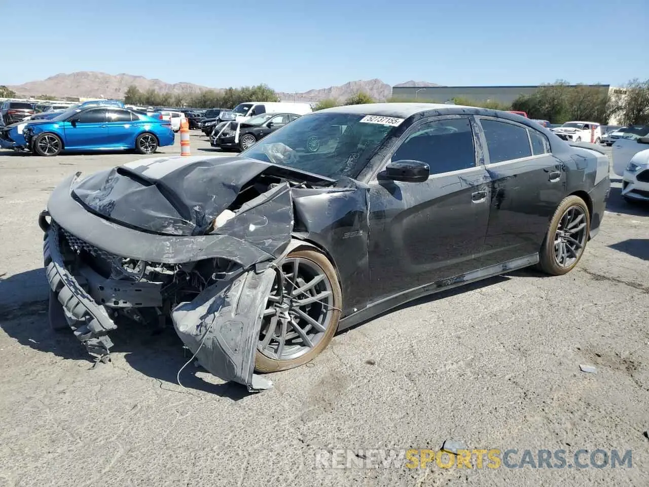 1 Photograph of a damaged car 2C3CDXGJ6PH673667 DODGE CHARGER 2023