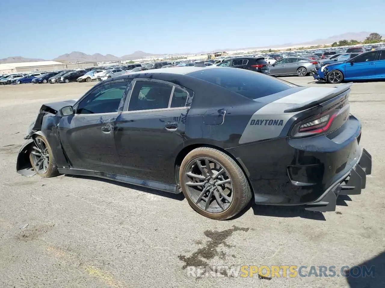2 Photograph of a damaged car 2C3CDXGJ6PH673667 DODGE CHARGER 2023