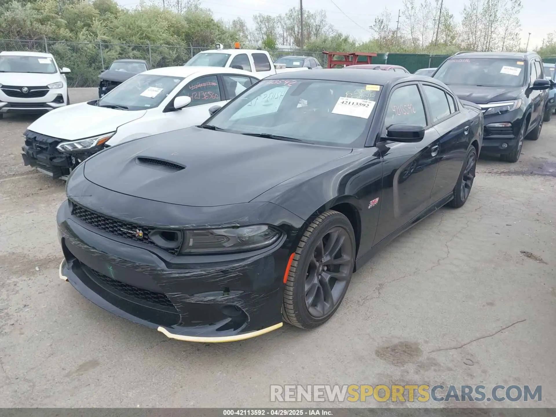 2 Photograph of a damaged car 2C3CDXGJ8PH619254 DODGE CHARGER 2023