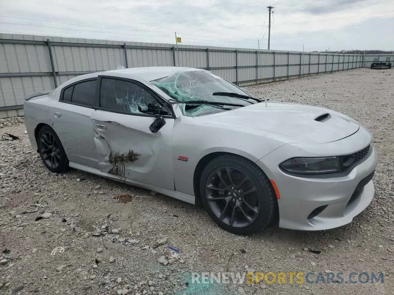 4 Photograph of a damaged car 2C3CDXGJ8PH671953 DODGE CHARGER 2023