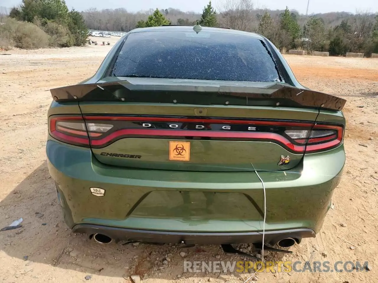 6 Photograph of a damaged car 2C3CDXGJ9PH616363 DODGE CHARGER 2023