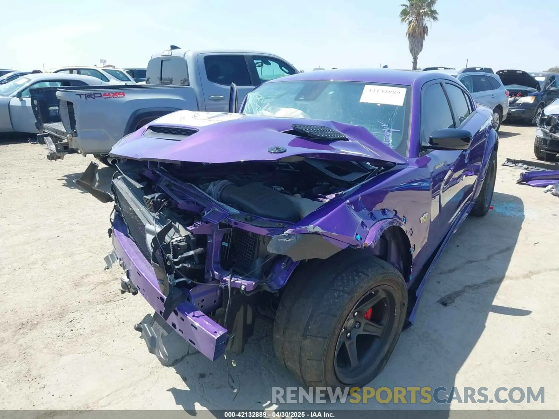 2 Photograph of a damaged car 2C3CDXGJ9PH649105 DODGE CHARGER 2023