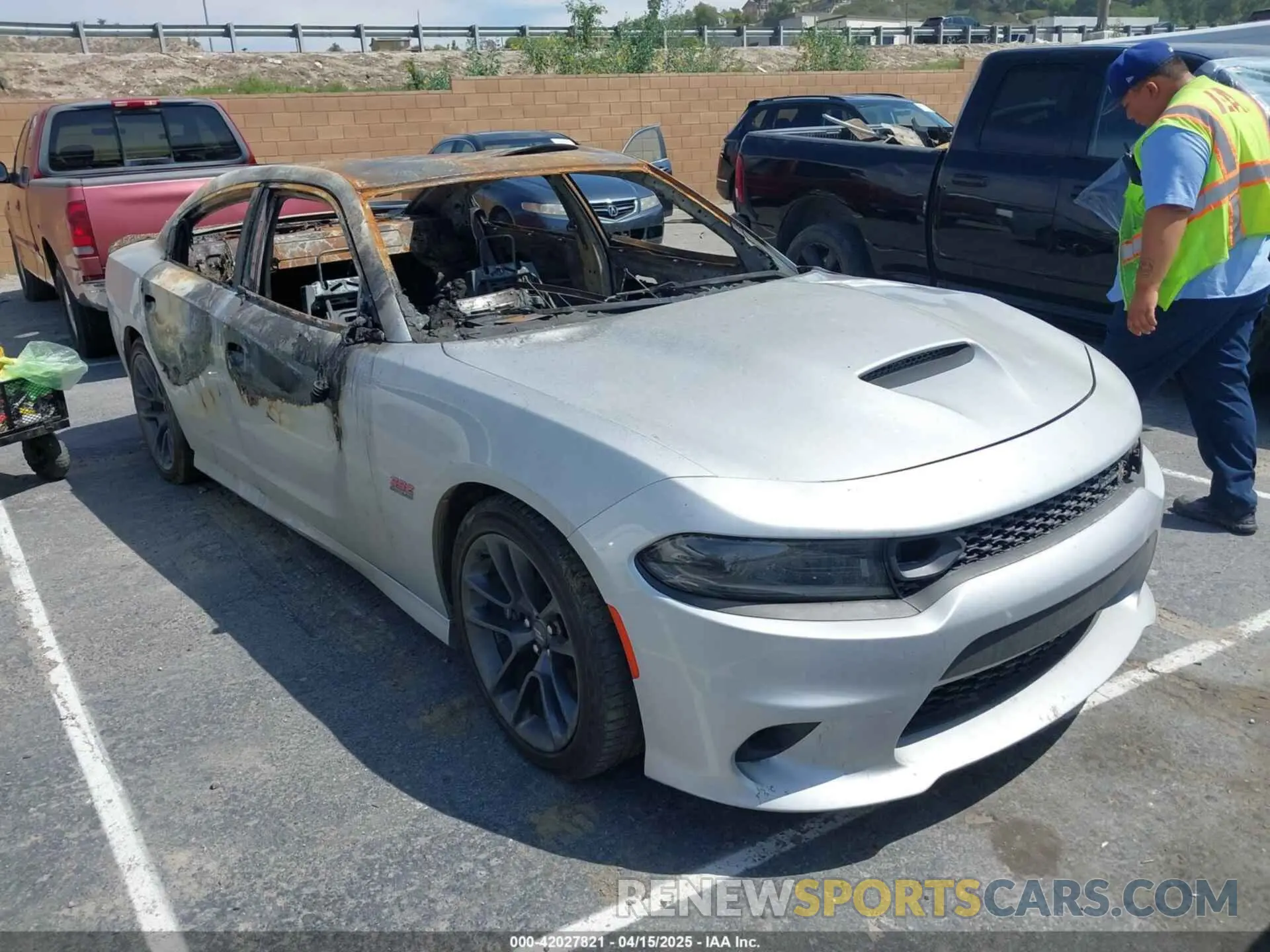 1 Photograph of a damaged car 2C3CDXGJXPH613472 DODGE CHARGER 2023